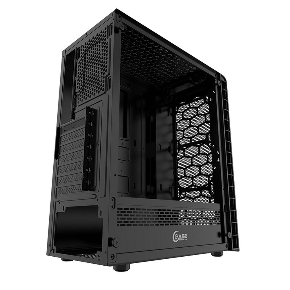 Корпус Powercase Mistral Z4С Mesh LED, Tempered Glass, 4x 120mm 5-color fan, чёрный, ATX (CMIZ4C-L4) (202551)