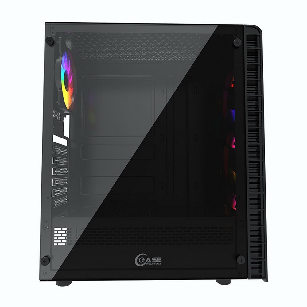 Корпус Powercase Mistral Z4С Mesh ARGB, Tempered Glass, 4x 120mm ARGB fan, fans controller & remote, чёрный, ATX (CMIZ4C-A4)