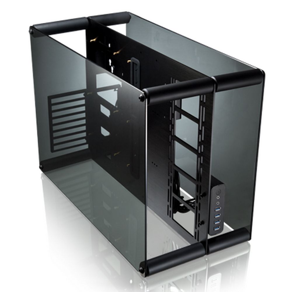 Корпус Raijintek PAEAN 0R200062, black, Aluminum, ATX/MICRO ATX/MINI ITX, USB3.0x4, HD Audiox1