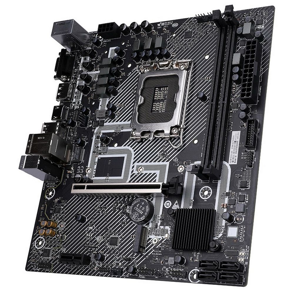Материнская плата Colorful H610M-K M.2 V20, Socket 1700, Intel®H610, 2xDDR4-3200, D-SUB+HDMI+DP, 1xPCI-Ex16, 1xPCI-Ex1, 4xSATA3, 1xM.2, 6 Ch Audio, GLan, (4+2)xUSB2.0, (2+2)xUSB3.2, 1xPS/2, mATX, RTL {10}