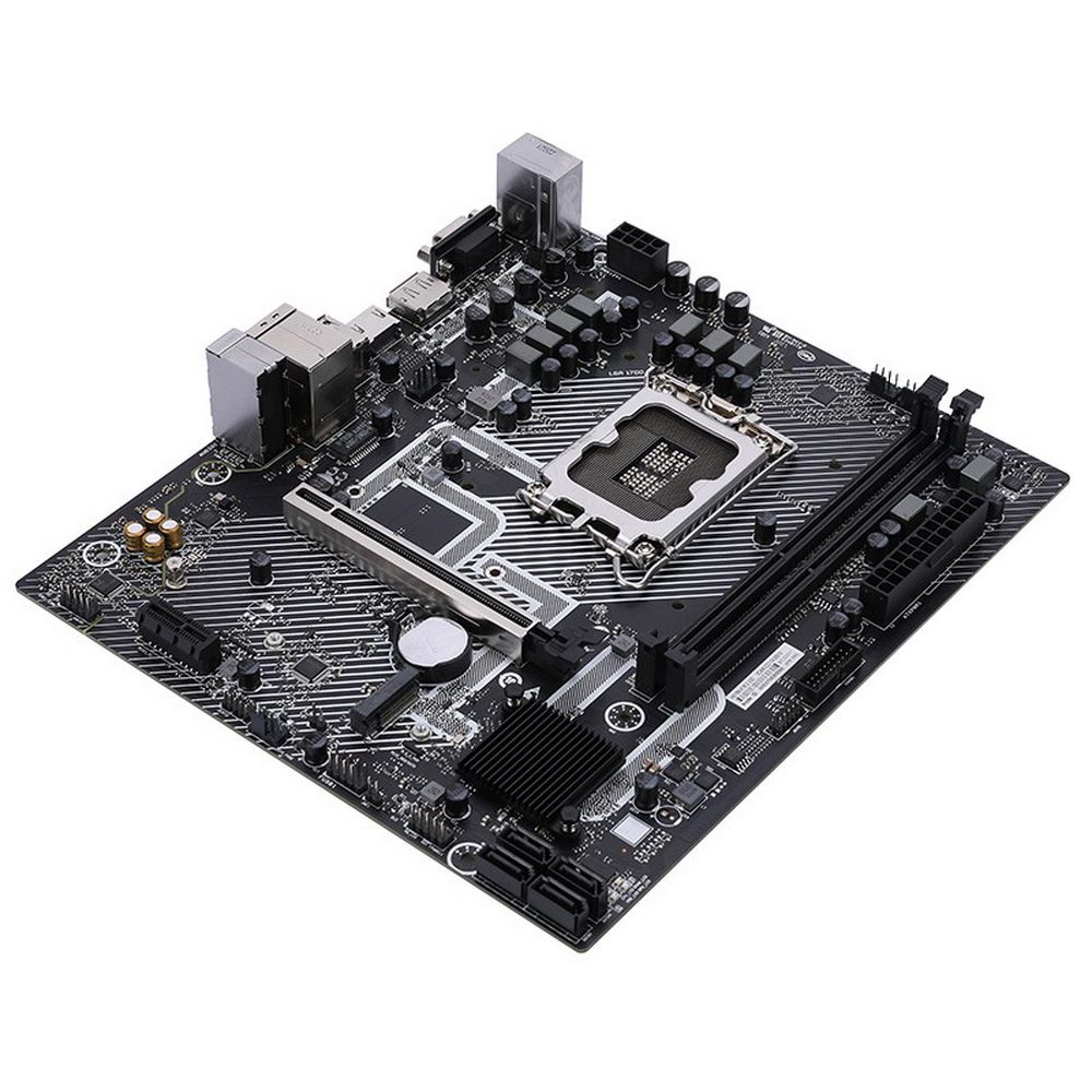 Материнская плата Colorful H610M-K M.2 V20, Socket 1700, Intel®H610, 2xDDR4-3200, D-SUB+HDMI+DP, 1xPCI-Ex16, 1xPCI-Ex1, 4xSATA3, 1xM.2, 6 Ch Audio, GLan, (4+2)xUSB2.0, (2+2)xUSB3.2, 1xPS/2, mATX, RTL {10}