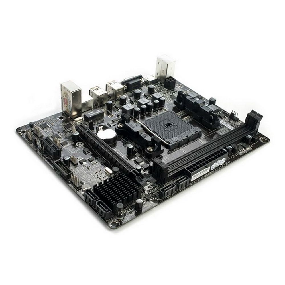 Материнская плата Colorful C.A68M-E V15, Socket FM2, AMD A68H, 2xDDR3-1600, D-SUB+HDMI, 1xPCI-Ex16, 1xPCI-Ex1, 4xSATA3, 6 Ch Audio, GLan, (4+2)xUSB2.0, (0+2)xUSB3.0, 2xPS/2, mATX, RTL {}