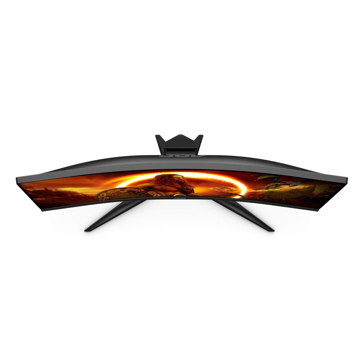 Монитор AOC 23.6" C24G2AE/BK Black (VA, 1920x1080, HDMI+HDMI+DP, 1 ms, 178°/178°, 250 cd/m, 3000:1 (80M:1) 165Hz, MM, Curved) (148207)