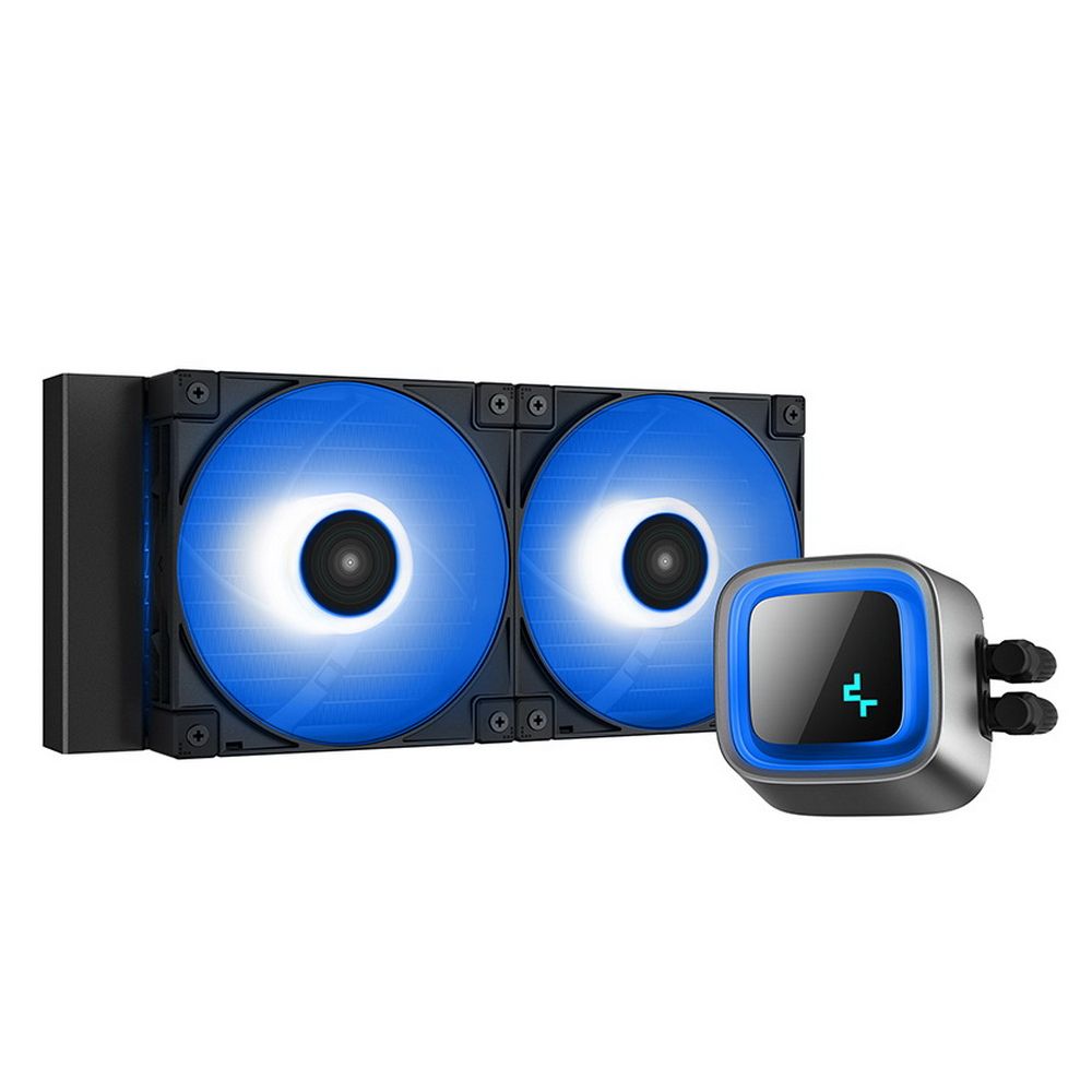 Жидкостная система охлаждения Deepcool LS520 R-LS520-BKAMNT-G-1 240mm, Intel LGA2066/2011-v3/2011/1700/1200/1151/1150/1155, AMD sTRX4/sTR4/AM5/AM4 (727484)