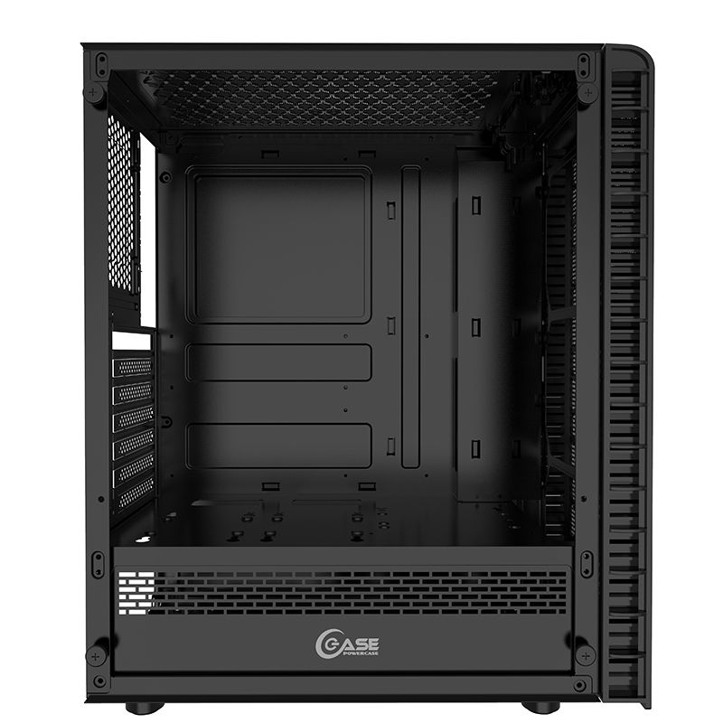 Корпус Powercase Mistral G4С ARGB, Tempered Glass, 4x 120mm ARGB fan, fans controller & remote, чёрный, ATX (CMIG4C-A4) (202056)
