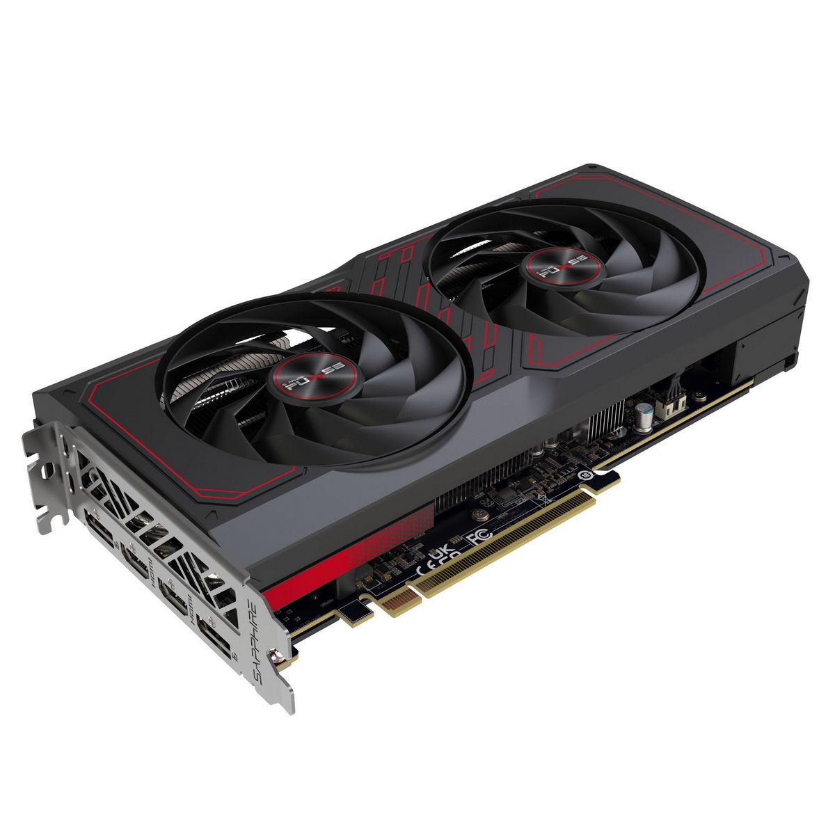 Видеокарта Sapphire RX7600XT PULSE GAMING OC 16GB GDDR6 128bit 2xDP 2xHDMI 2FAN RTL