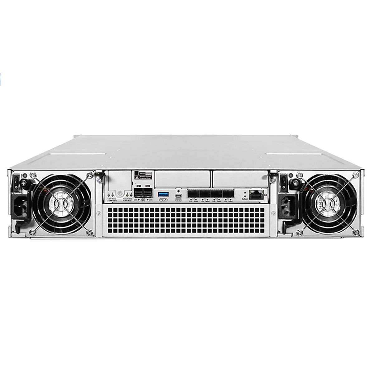 Сетевой накопитель Infortrend CS 4025GB-J 2U/25bay, scale-out NAS, single node subsystem including 1x12 core CPU, 64GB (4x16GB) memory, 4x10GbE(SFP+), 2x12Gb/s SAS EXP. Ports, 2x(PSU+FAN module), 1x(SuperCap.+flash module), 24xdrive trays and rack mount kit, scale out to 144 nodes