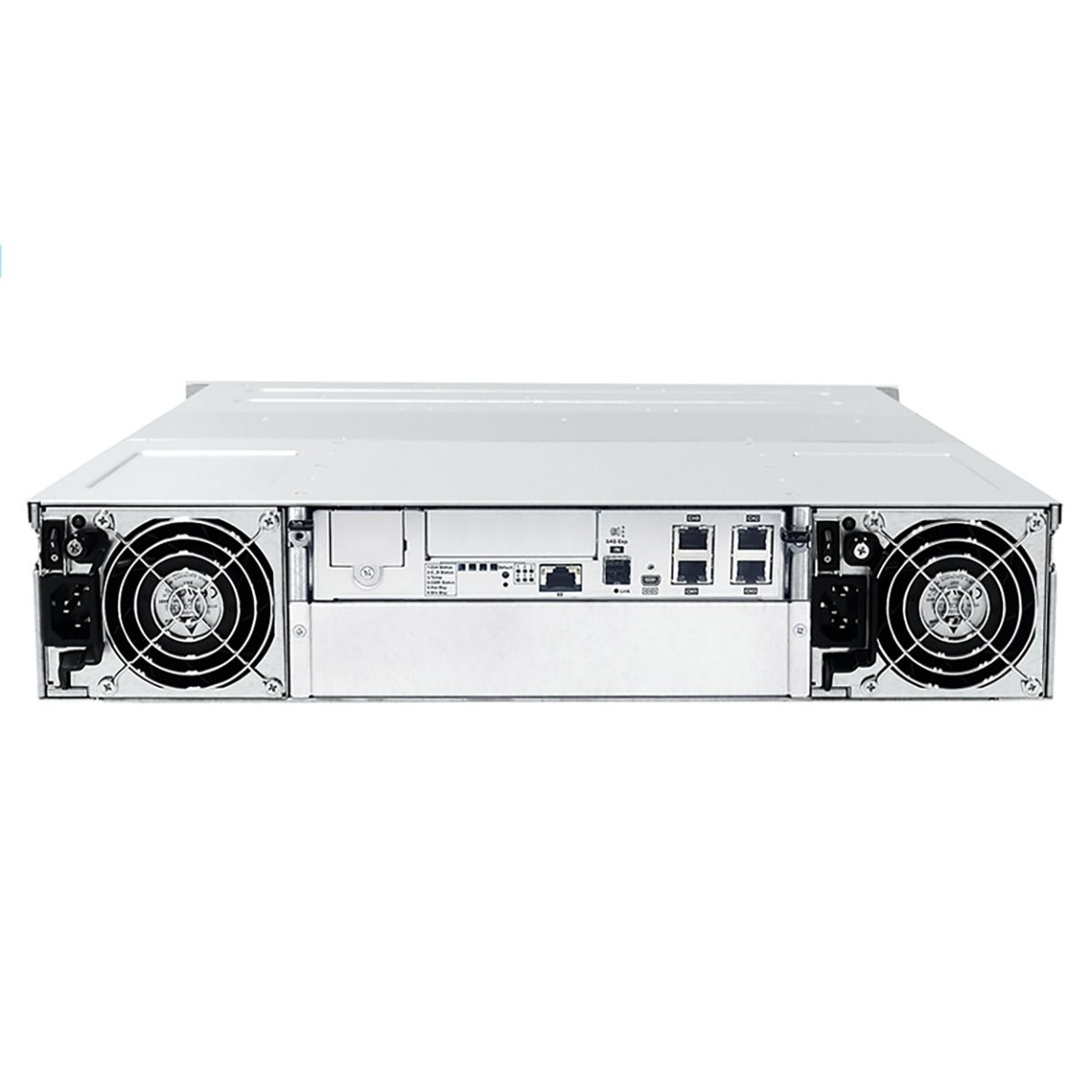 Сетевой накопитель Infortrend GSe 10122-D 2U/12bay, supports NAS, block, object storage and cloud gateway, sing le controller subsystem including 1x12Gb SAS EXP. Port, 4x1G iSCSI ports +1x host board slot(s), 2x4GB, 2x(PSU+FAN Module ), 12xdrive trays and 1xRackmount kit