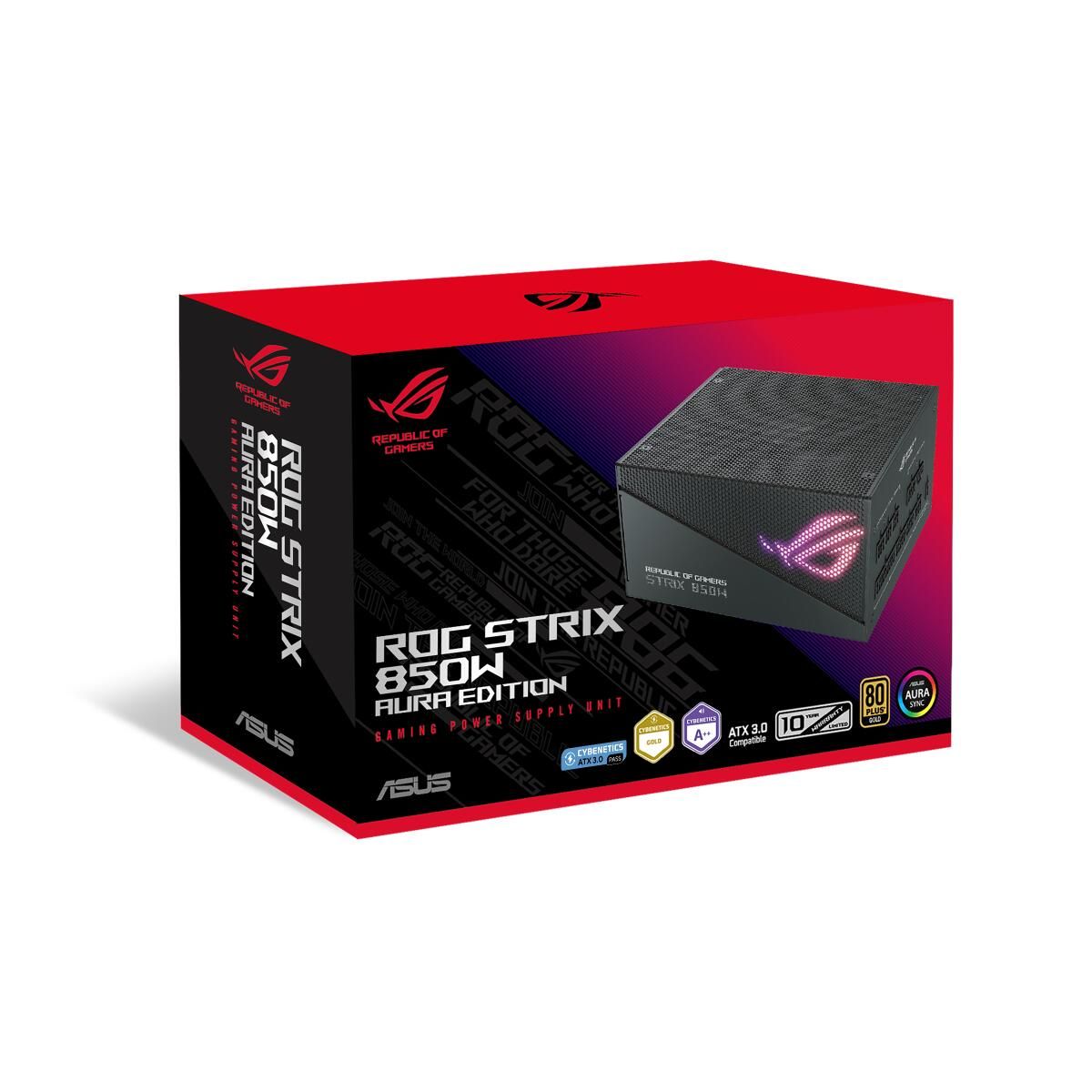 Блок питания ASUS ROG-STRIX-850G-AURA-GAMING /PSU, CE+UK