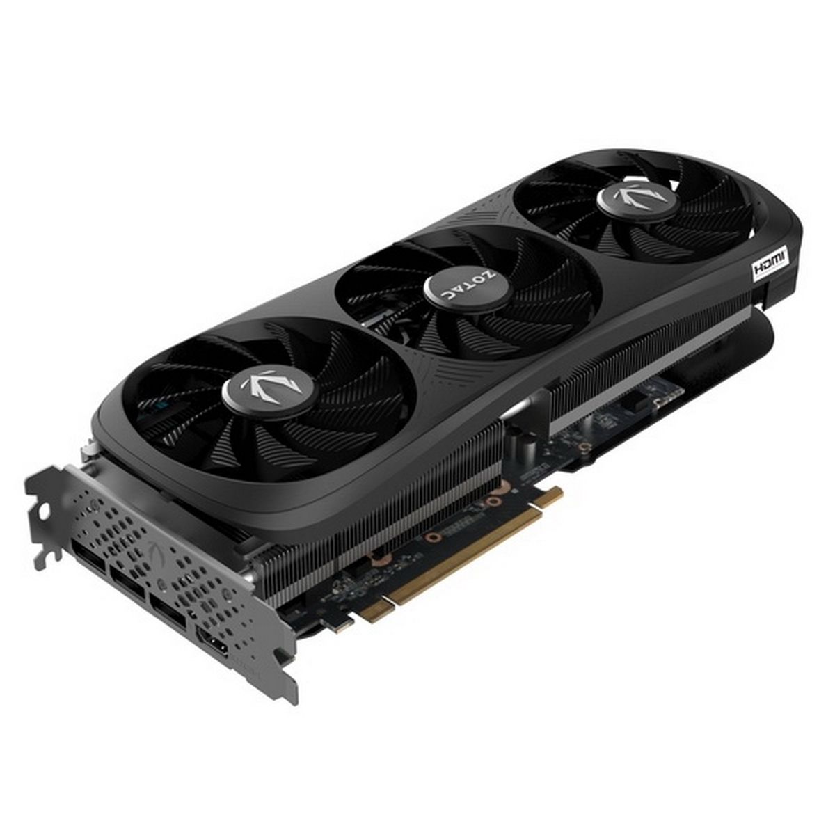 Видеокарта Zotac RTX4080 SUPER TRINITY BLACK ED 16GB GDDR6X 256bit 3xDP HDMI 3FAN Premium Pack