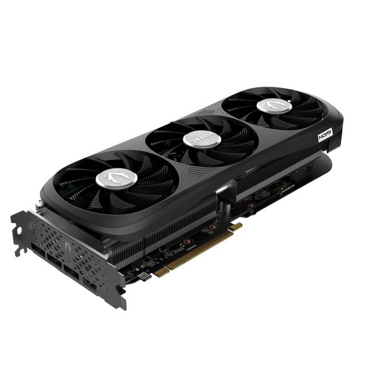 Видеокарта RTX4070 SUPER TRINITY BLACK ED 12GB GDDR6X 192bit 3xDP HDMI 3FAN Premium Pack