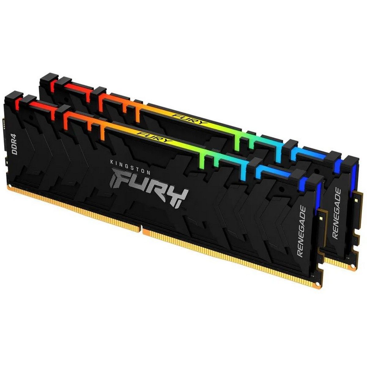 Комплект модулей памяти Kingston 16GB DDR4 4266 DIMM FURY Renegade Black RGB XMP kit 2*8gb, 1RX8 19-26-26 1.4V 288-pin 8Gbit