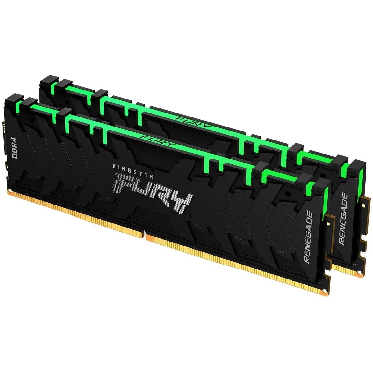 Комплект модулей памяти Kingston 16GB DDR4 4600 DIMM FURY Renegade Black RGB XMP kit 2*8gb, 1RX8 19-26-26 1.5V 288-pin 8Gbit