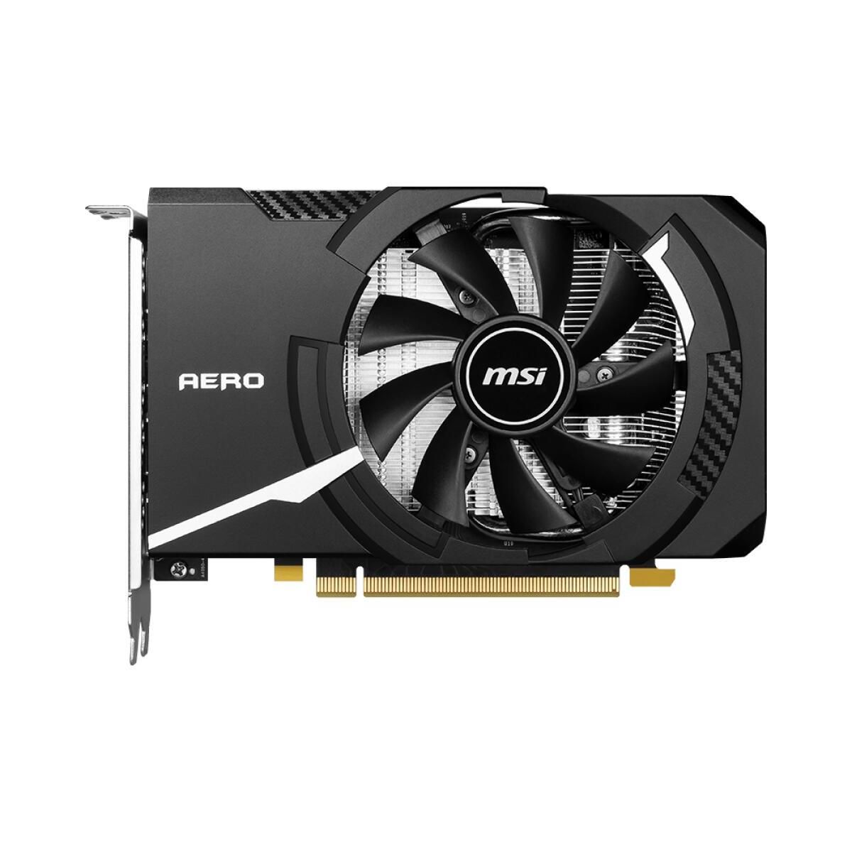 Видеокарта MSI RTX4060 AERO ITX OC 8GB GDDR6 128bit 3xDP HDMI 1FAN RTL