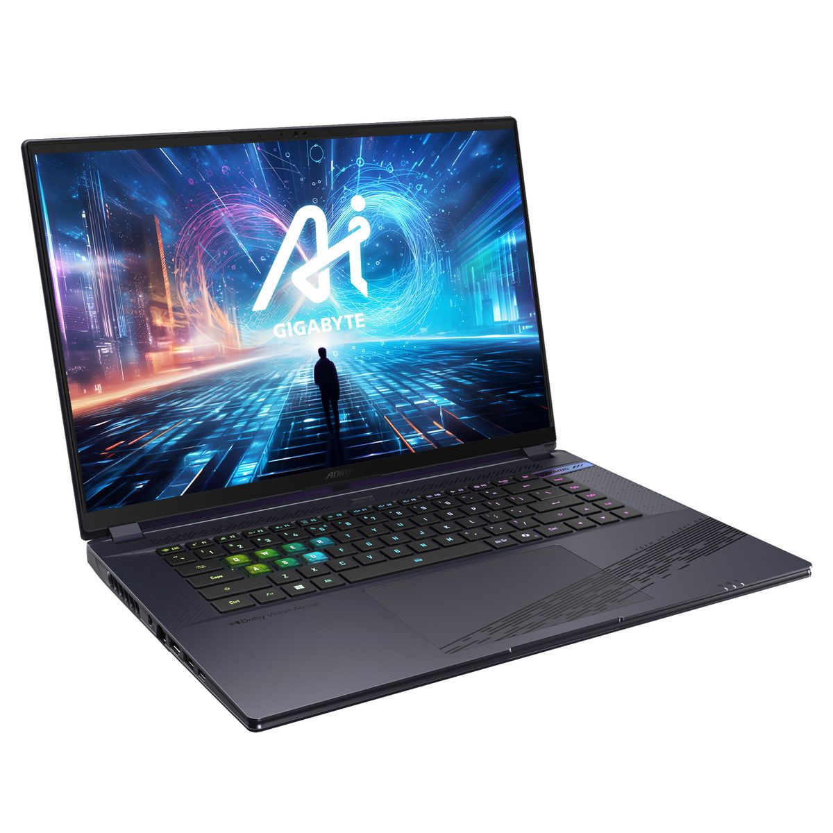 Ноутбук AORUS 16X ASG Intel Core i9-14900HX 32Gb/SSD1Tb/RTX 4070 8Gb/16"/IPS/QHD+/165Hz/NoOS/Grey (ASG-63KZC64SD)