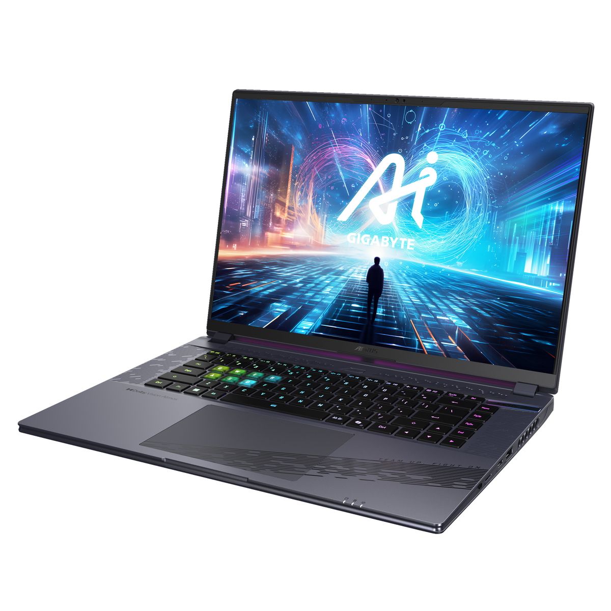 Ноутбук AORUS 16X ASG Intel Core i9-14900HX 32Gb/SSD1Tb/RTX 4070 8Gb/16"/IPS/QHD+/165Hz/NoOS/Grey (ASG-63KZC64SD)