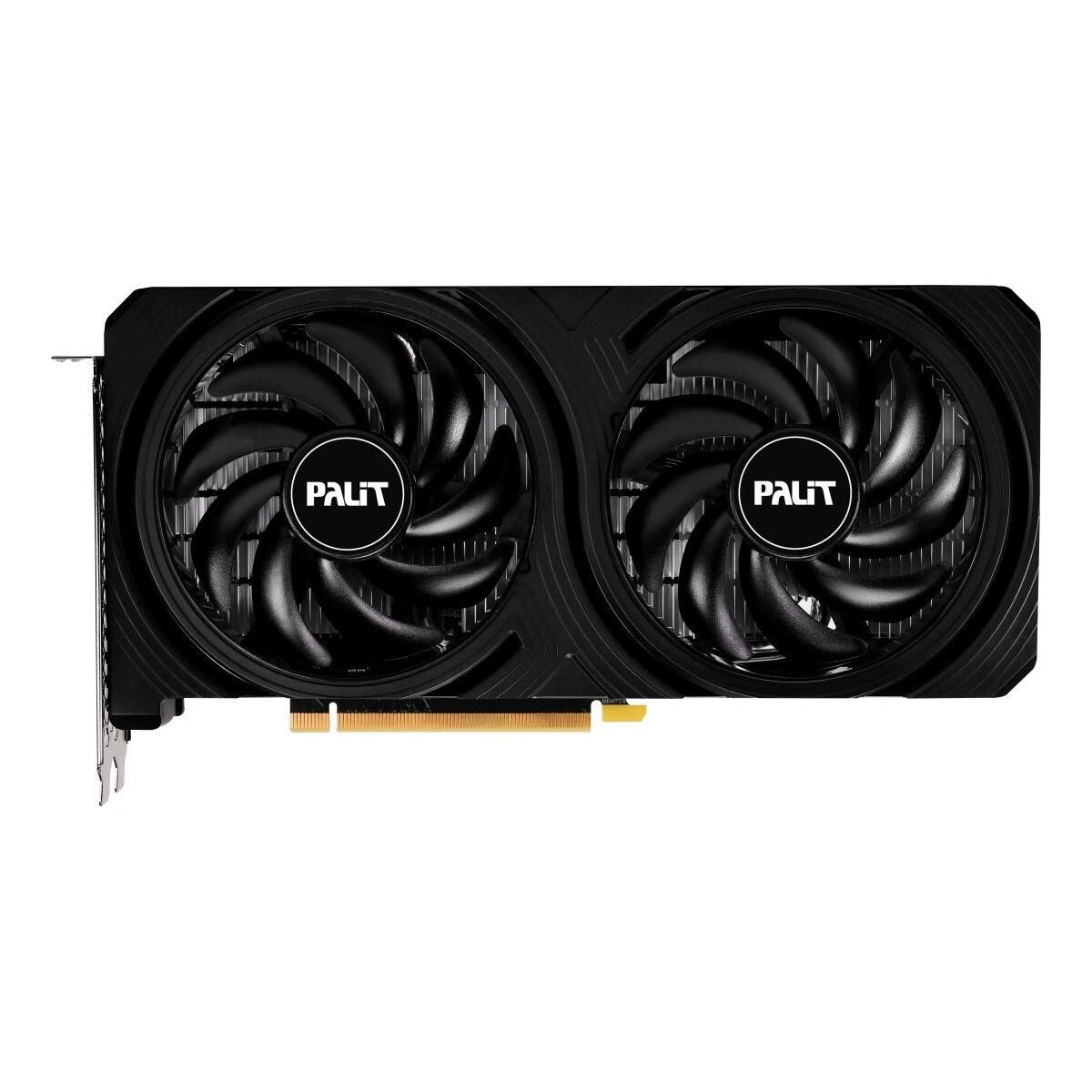 Видеокарта Palit RTX4060 INFINITY 2 OC 8Gb GDDR6 128bit 3xDP HDMI 2FAN
