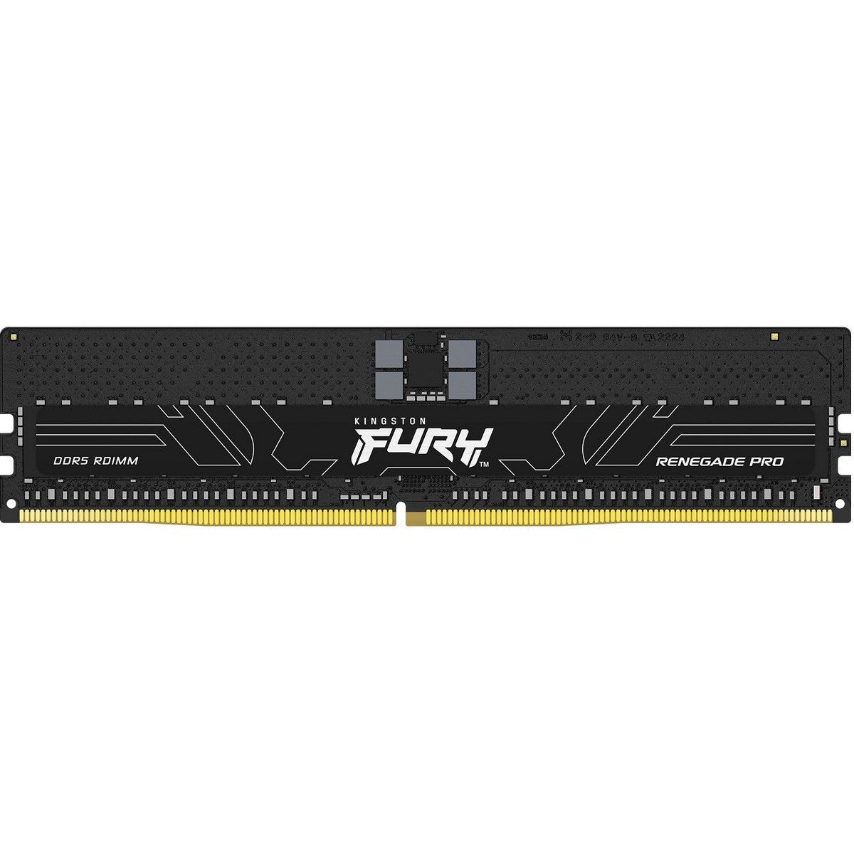 Модуль памяти Kingston 16GB DDR5 6000 FURY Renegade Pro RDIMM Black XMP ECC Registered DIMM (Single Module) 1RX8 32-38-38 1.35V 288-pin 16Gbit