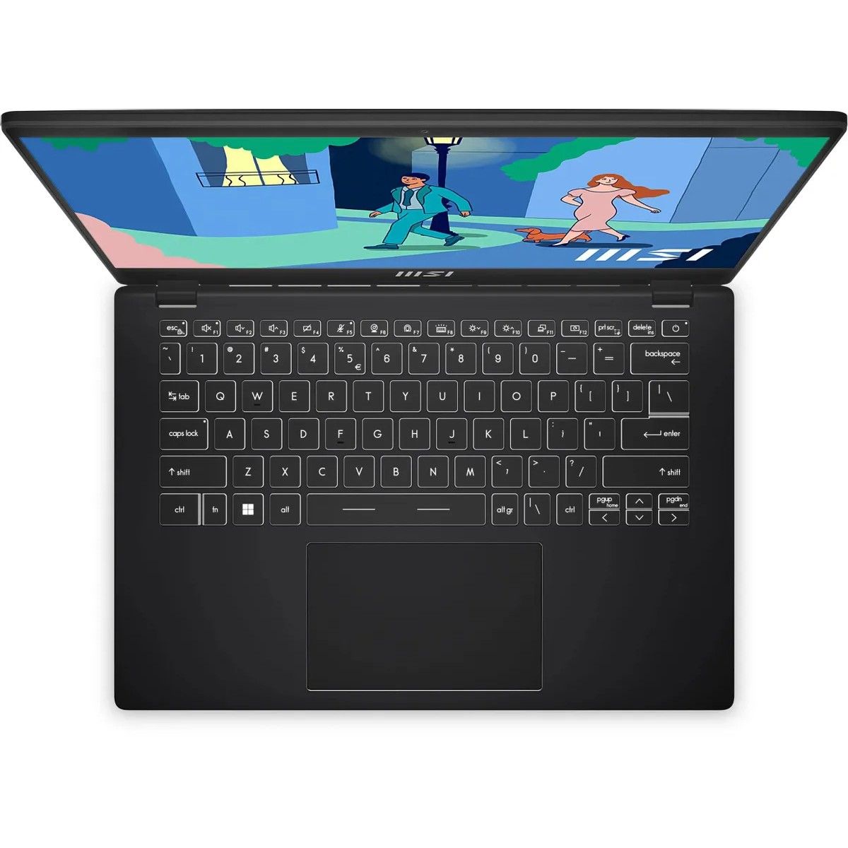 Ноутбук MSI Modern 14 C7M-048US Ryzen 7 7730U/16Gb/SSD512Gb/14"/IPS/FHD/W11HML/black (9S7-14JK12-048)