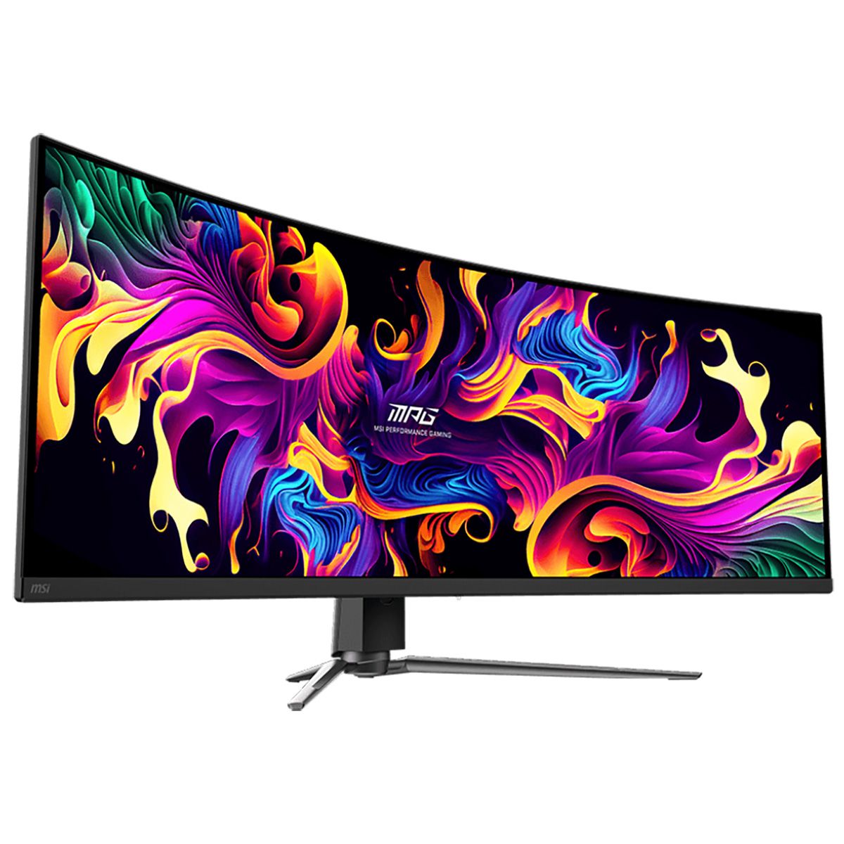 Монитор 49" MSI MPG 491CQP QD-OLED Black (QD-OLED, 5120x1440, HDMI+HDMI+DP+Type C, 0.03 ms, 178°/178°, 250 cd/m, 1500000:1, 144Hz, Curved)