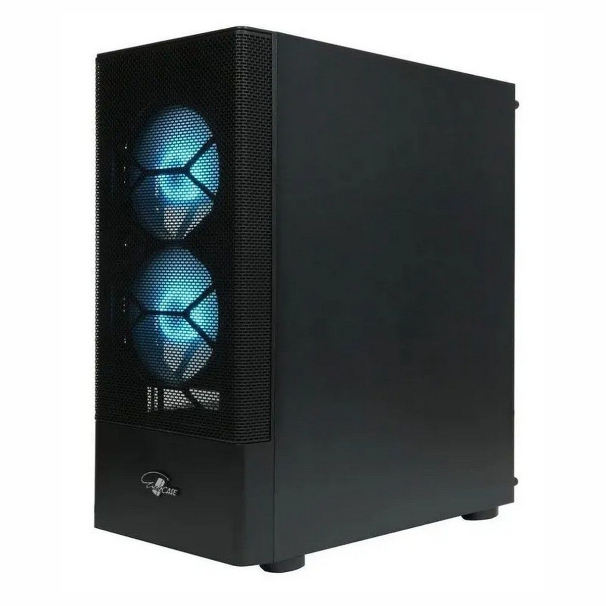Корпус Eurocase B02RGB ATX черный, без БП, RGB, закаленное стекло, USB3.0