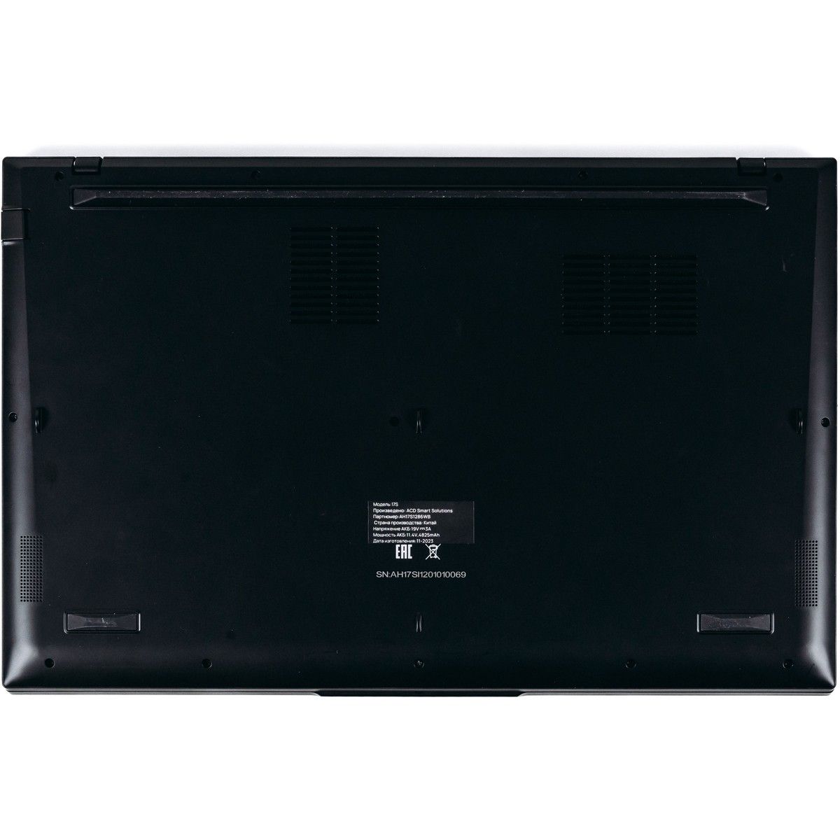 Ноутбук ACD 17S G2 Intel Core i7-1355U/8Gb/SSD256Gb/17.3"/IPS/FHD/NoOS/black (AH17S3386WB)