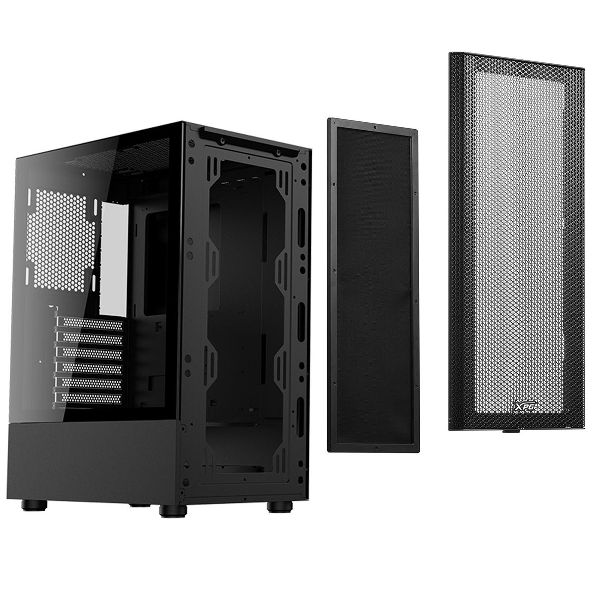 Корпус XPG VALOR MESH (VALORMESHWOF-BKCWW) Mid-Tower, Micro-ATX, Mini-ITX, Standard-ATX, USB 3.2 Gen1 Type-A, black
