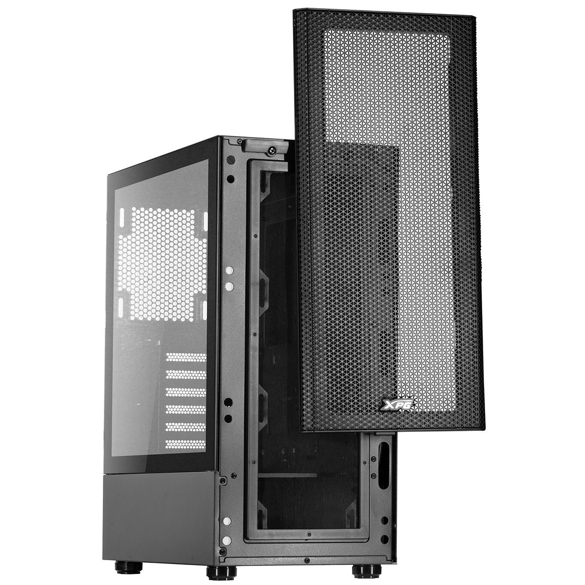 Корпус XPG VALOR MESH (VALORMESHWOF-BKCWW) Mid-Tower, Micro-ATX, Mini-ITX, Standard-ATX, USB 3.2 Gen1 Type-A, black
