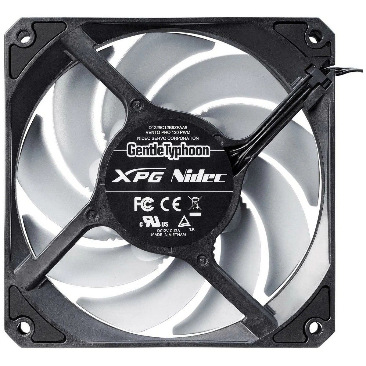 Вентилятор в корпус XPG Vento Pro120PWM-BKCWW