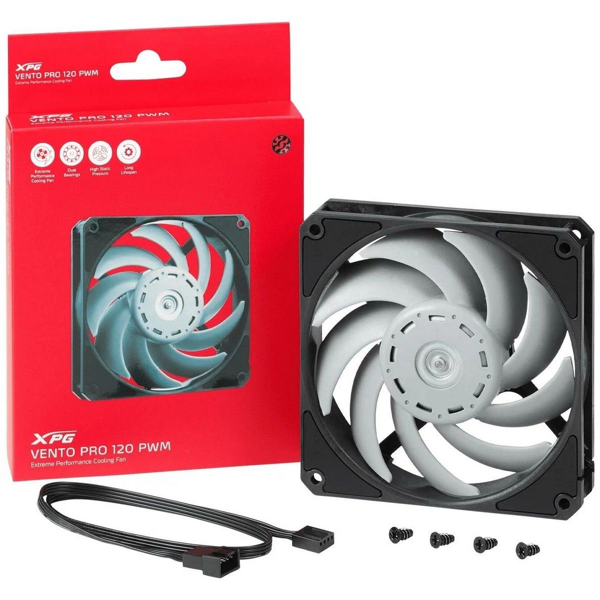 Вентилятор в корпус XPG Vento Pro120PWM-BKCWW