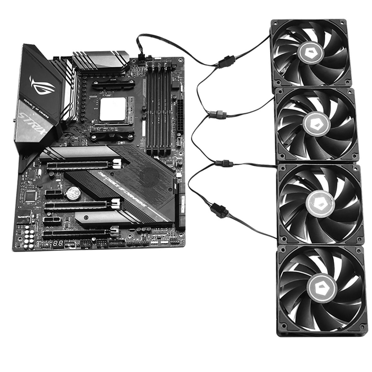 Вентилятор Fan Splitter ID-Cooling FS-04 PWM 1-4 fans