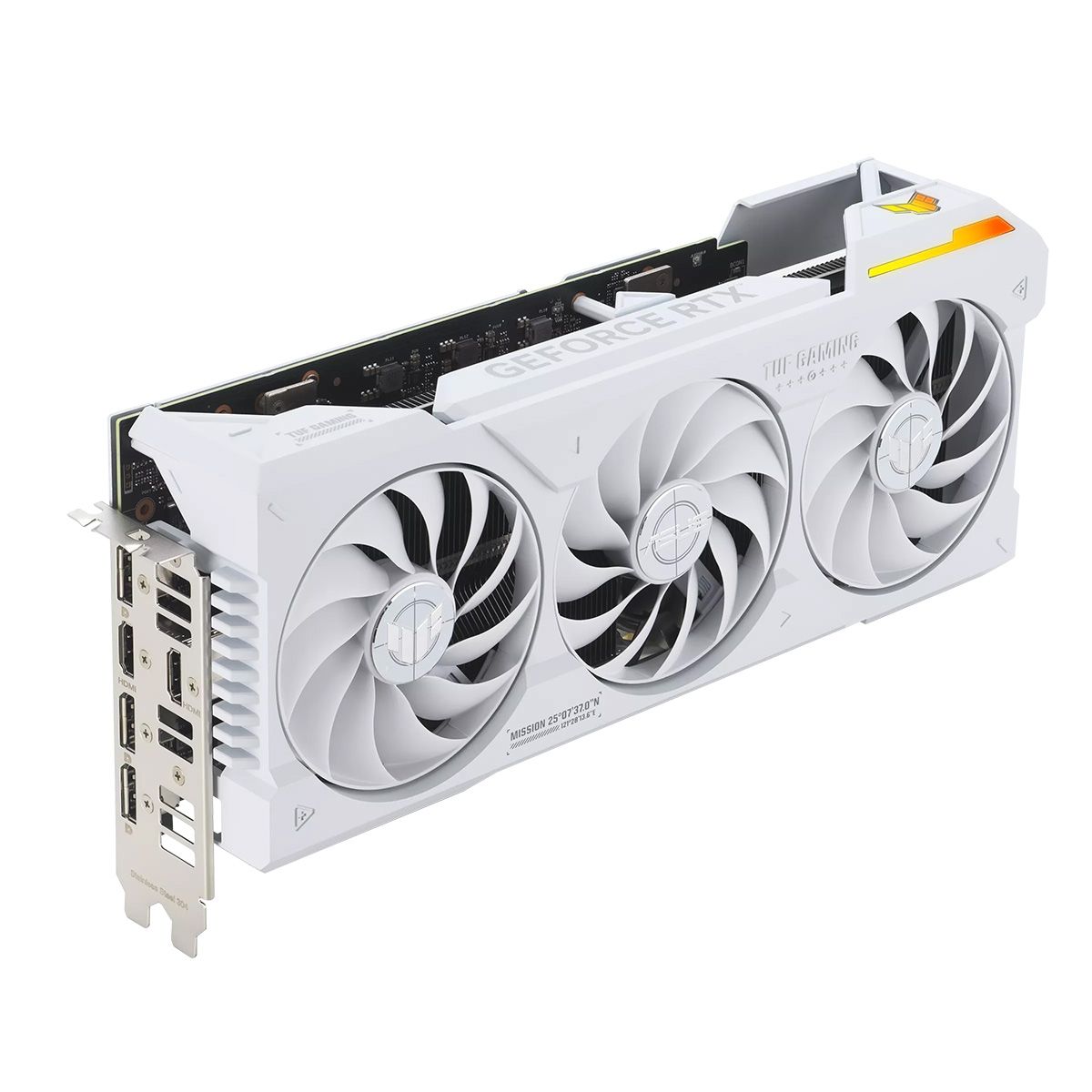 Видеокарта ASUS TUF-RTX4070TIS-O16G-BTF-WHITE //RTX4070TIS ,HDMI*2,DP*3,16G,D6X
