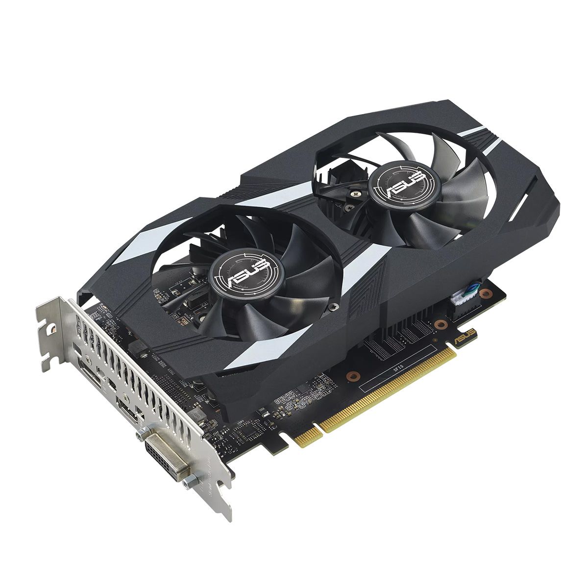 Видеокарта ASUS DUAL-GTX1650-4GD6-P-EVO //GTX1650,DVI,HDMI,DP,4G,D6