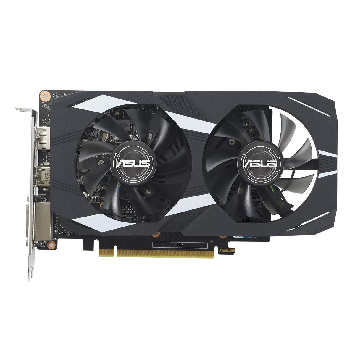 Видеокарта ASUS DUAL-GTX1650-4GD6-P-EVO //GTX1650,DVI,HDMI,DP,4G,D6