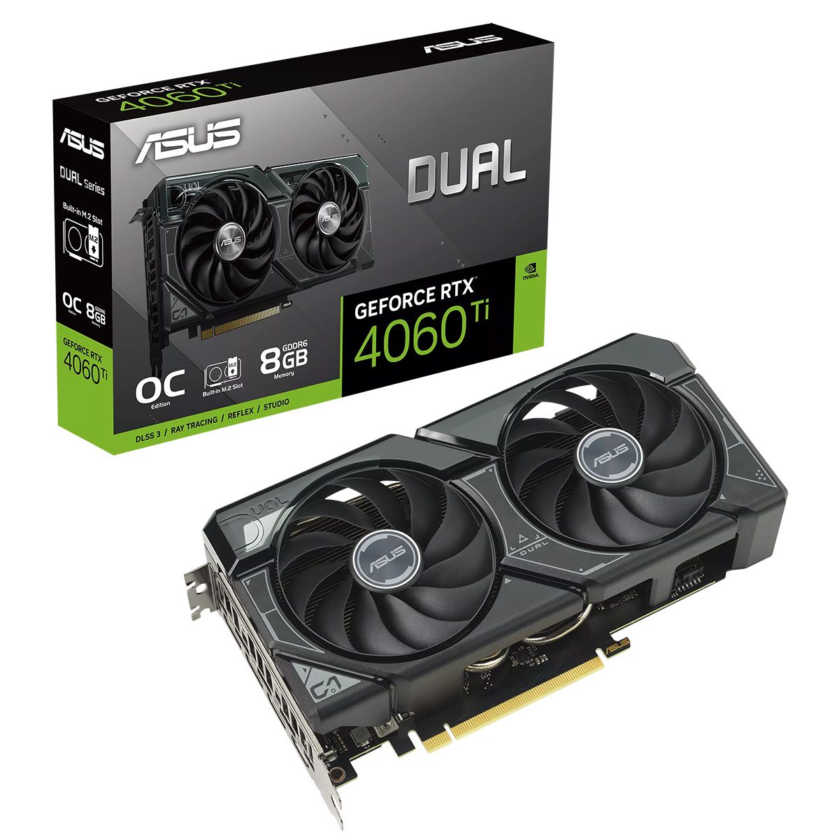 Видеокарта DUAL-RTX4060TI-O8G-SSD //RTX4060TI,HDMI,DP*3,8G,D6