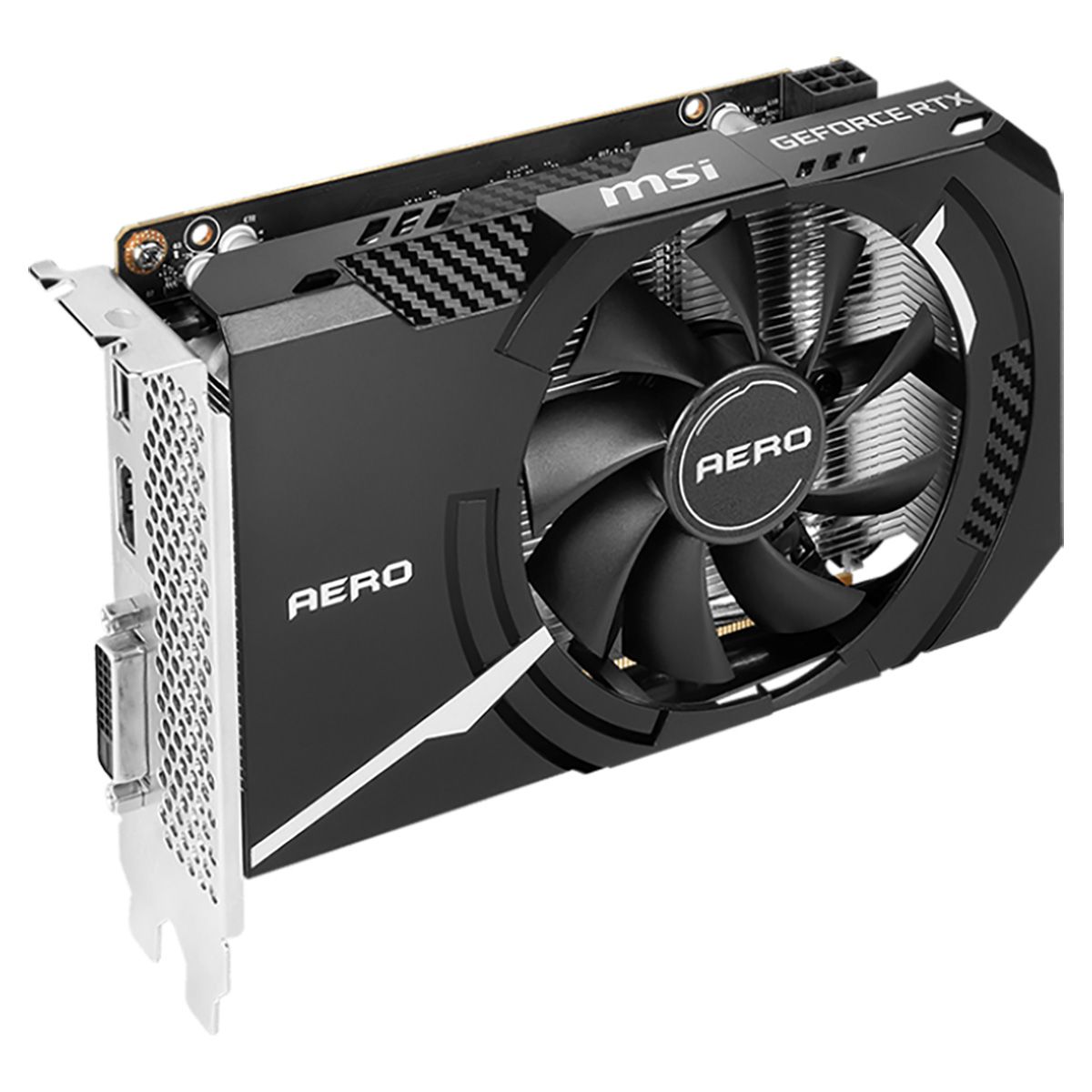 Видеокарта MSI RTX3050 AERO ITX OCV1 8GB GDDR6 128bit DL-DVI-D DP HDMI 1FAN RTL