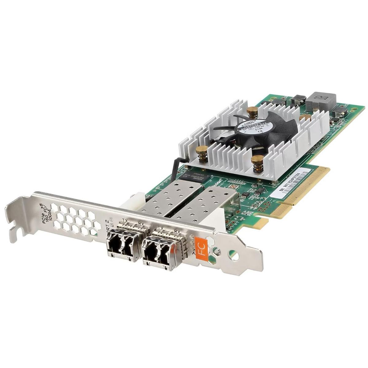 Сетевой адаптер Qlogic QLE2672-CK 16Gb/s FC HBA, 2-port, PCIe v2.0 x8 (или v3.0 x4), LC MMF (упаковка: блистер. в комплекте один брекет: FullHeight)