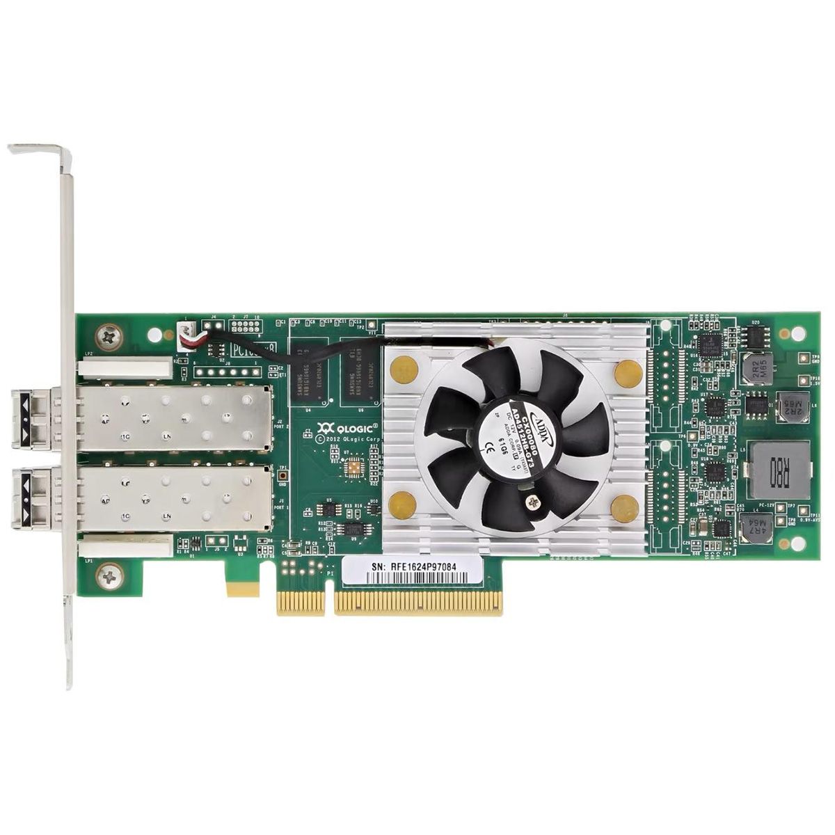 Сетевой адаптер Qlogic QLE2672-CK 16Gb/s FC HBA, 2-port, PCIe v2.0 x8 (или v3.0 x4), LC MMF (упаковка: блистер. в комплекте один брекет: FullHeight)
