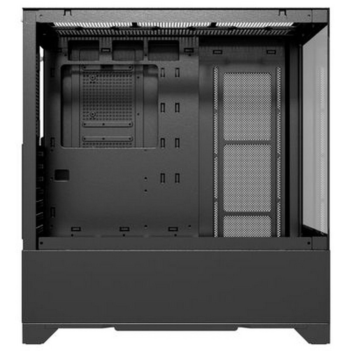 Корпус Powercase Vision Black V2, Tempered Glass, чёрный, ATX (CVBAV2-L0)