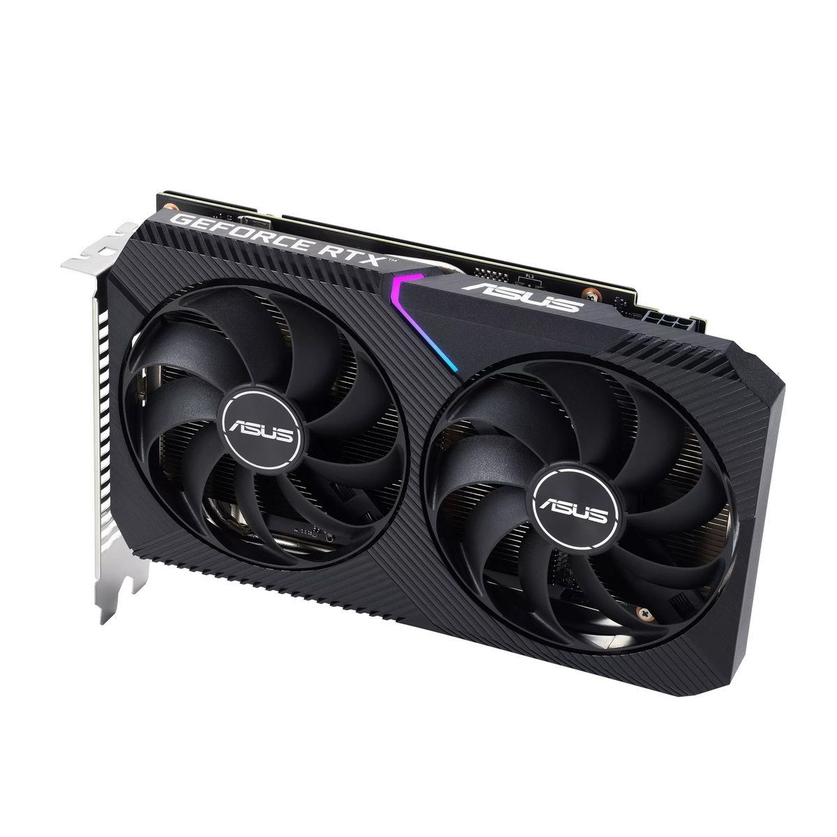 Видеокарта ASUS RTX3050 DUAL V2 8GB GDDR6 128bit DVI-D DP HDMI 2FAN RTL [DUAL-RTX3050-8G-V2]