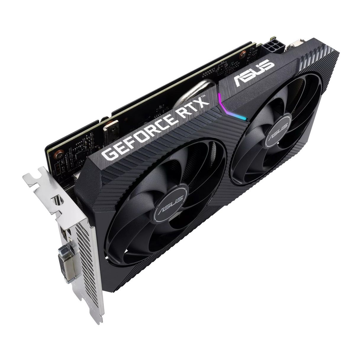 Видеокарта ASUS RTX3050 DUAL V2 8GB GDDR6 128bit DVI-D DP HDMI 2FAN RTL [DUAL-RTX3050-8G-V2]