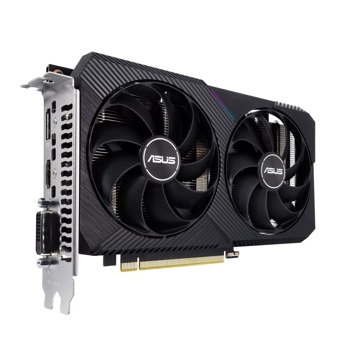 Видеокарта ASUS RTX3050 DUAL V2 8GB GDDR6 128bit DVI-D DP HDMI 2FAN RTL [DUAL-RTX3050-8G-V2]