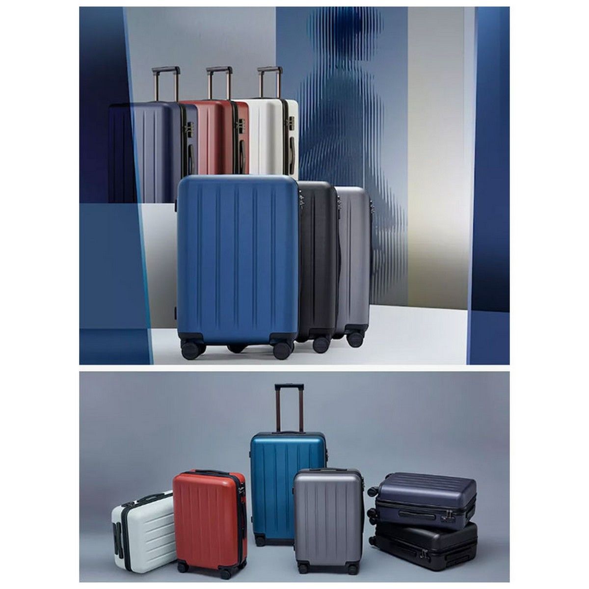 Чемодан Ninetygo Чемодан NINETYGO Danube MAX luggage -26''-Зеленый