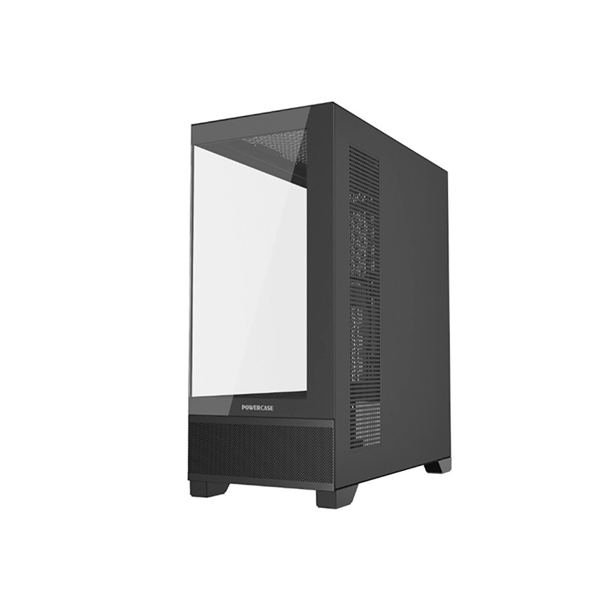 Корпус Powercase Luminous, Tempered Glass, чёрный, ATX CLB-L0