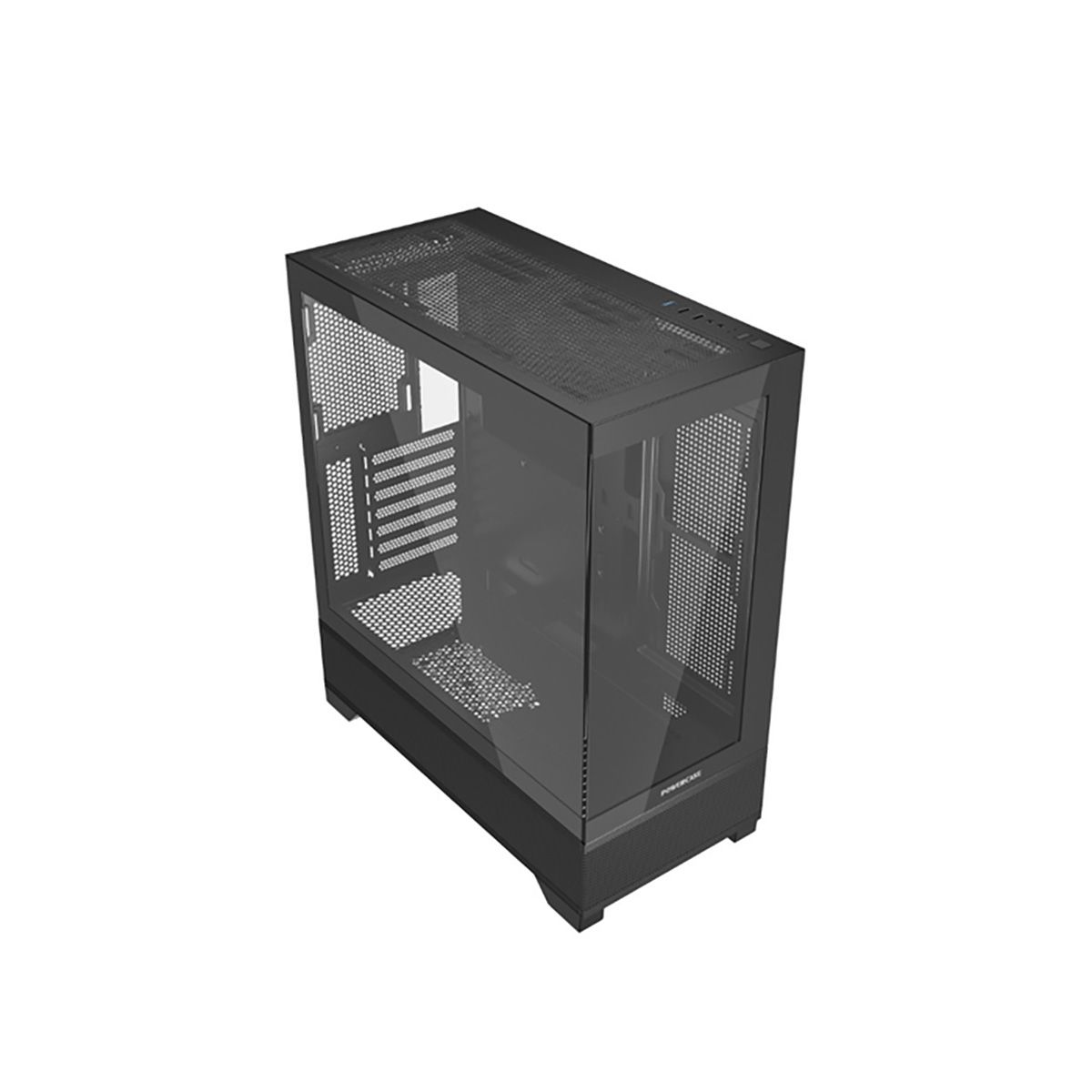 Корпус Powercase Luminous, Tempered Glass, чёрный, ATX CLB-L0