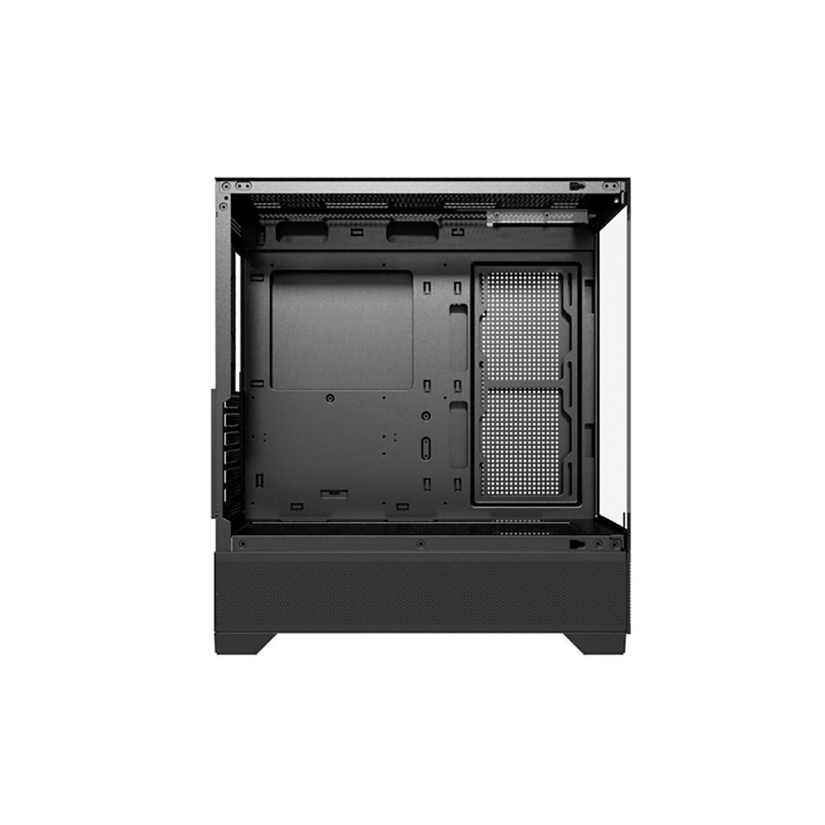 Корпус Powercase Luminous, Tempered Glass, чёрный, ATX CLB-L0