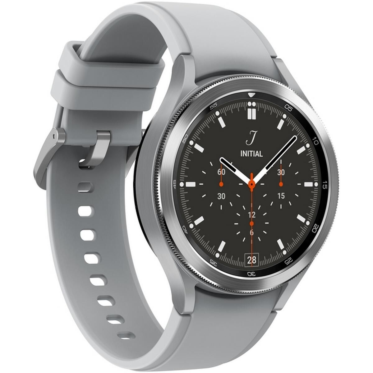 Смарт-часы Samsung Galaxy Watch4 Classic, 46 мм серебрянные (SM-R890NZSAINS)