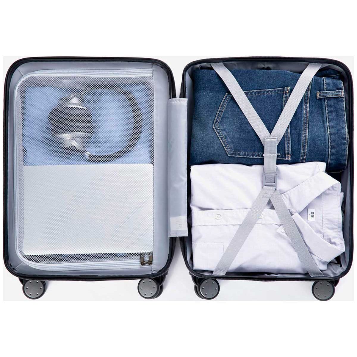 Чемодан Ninetygo Чемодан NINETYGO GANGES Luggage -20" Черный