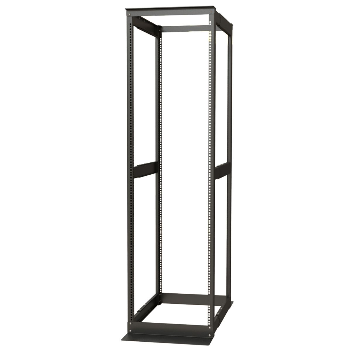Шкаф Hyperline ORK2A-3281-RAL9005 Открытая стойка 32U высота 1625 мм, двухрамная, ширина 550 мм, глубина регулируется 800-1250 мм, цвет черный (RAL 9005)