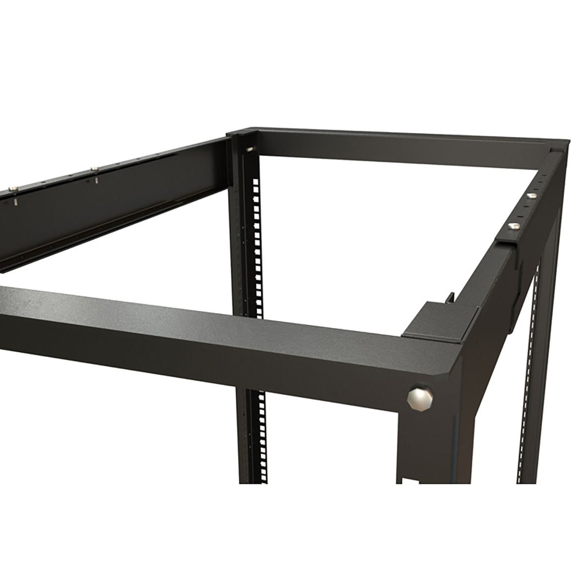 Шкаф Hyperline ORK2A-3281-RAL9005 Открытая стойка 32U высота 1625 мм, двухрамная, ширина 550 мм, глубина регулируется 800-1250 мм, цвет черный (RAL 9005)